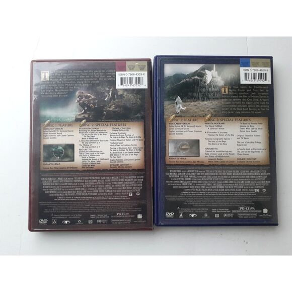 Lord of the Rings The Two Towers The Return of the Kings DVD - Picture 3 of 9